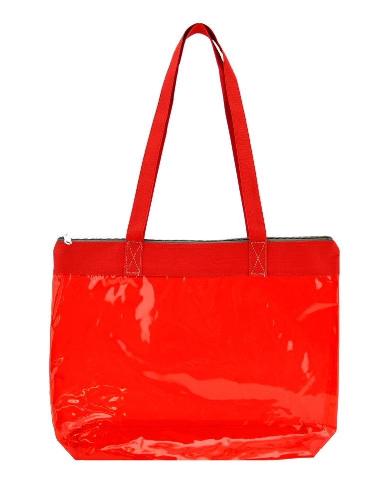 PVC Colorful Clear Tote Bag